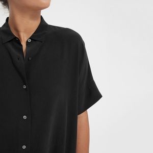 Everlane 100% Silk Top, Black, Women's Size 6, New